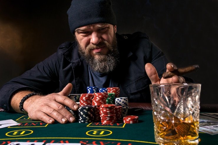 Antarmuka aplikasi mobile rgopoker menampilkan berbagai kategori permainan dan opsi pembayaran